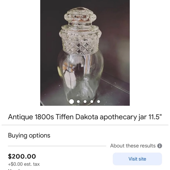 Tiffin Dakota Apothecary Glass Jar - Picture 11 of 14